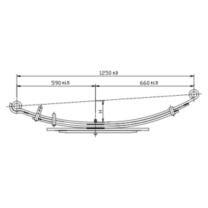 دست فنر چرخ عقب Huanghai
