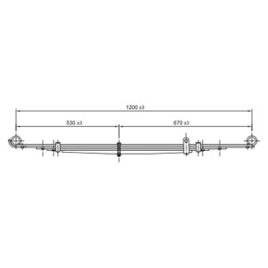 دست فنر چرخ عقب ZX Auto و Trion و Mitsubishi Colt