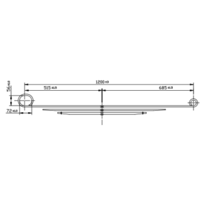 دست فنر چرخ عقب Mitsubishi Delica