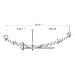 دست فنر چرخ عقب Hyundai و Mitsubishi