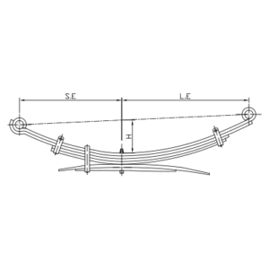 دست فنر چرخ عقب Mitsubishi Colt