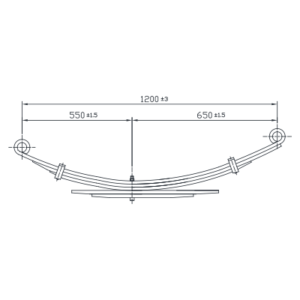 دست فنر چرخ عقب Hyundai H100 Pickup