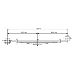 دست فنر چرخ عقب Hyundai Mighty II