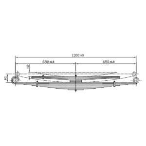 دست فنر چرخ عقب ISUZU FSR90