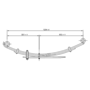 دست فنر چرخ عقب Isuzu Rodeo