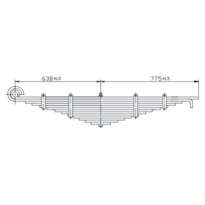 دست فنر چرخ عقب Mack