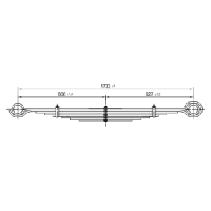 دست فنر چرخ جلو Mack CL-series