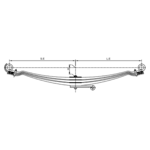 دست فنر پارابولیک چرخ جلو MAN