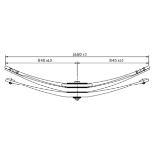 دست فنر پارابولیک چرخ عقب MAN