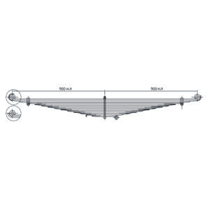 دست فنر چرخ جلو Mercedes Benz LS2628