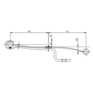 دست فنر چرخ عقب Mercedes Benz
