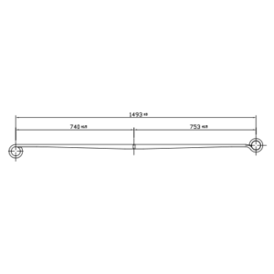 فنر پارابولیک چرخ عقب Mercedes Benz