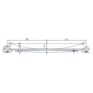 دست فنر چرخ عقب Mercedes Benz