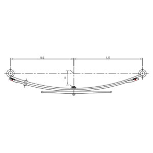 دست فنر چرخ عقب Mercedes Benz