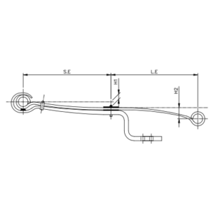 فنر چرخ عقب Mercedes Benz