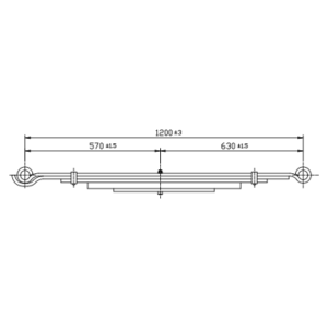 دست فنر چرخ عقب Nissan Frontier