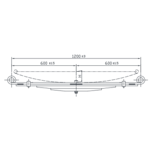 دست فنر چرخ عقب Nissan DI pickup
