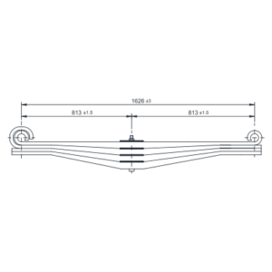 دست فنر پارابولیک چرخ جلو Kenworth