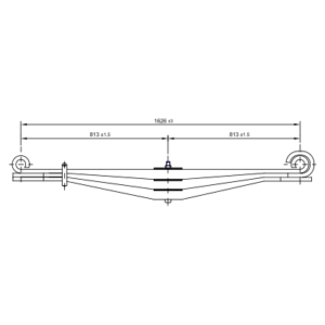 دست فنر پارابولیک چرخ جلو Kenworth