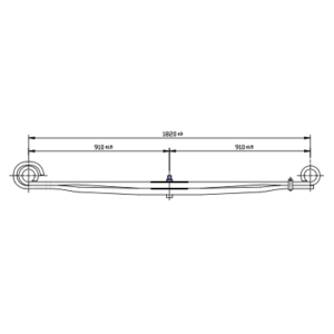 دست فنر پارابولیک چرخ جلو SCANIA