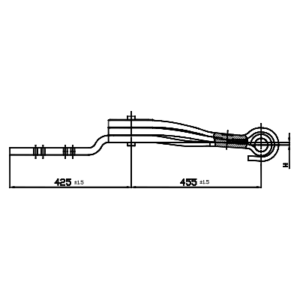 دست فنر چرخ عقب Scania