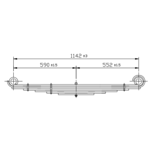 دست فنر چرخ عقب Toyota Land Cruiser
