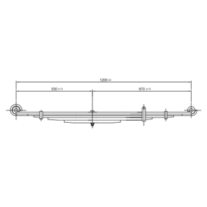 دست فنر چرخ عقب Toyota Hilux