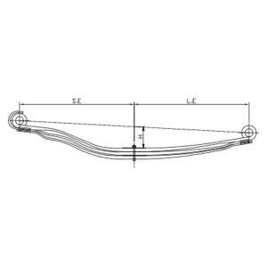 دست فنر پارابولیک چرخ جلو VOLVO FH Series