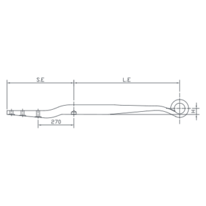 فنر تریلی BPW Cranked Single Leaf