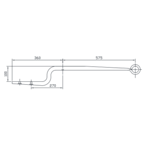 فنر تریلی BPW Cranked Single Leaf