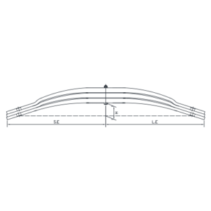 دست فنر پارابولیک تریلی ADR