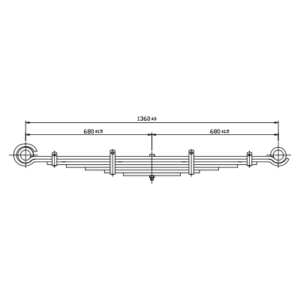 دست فنر چرخ جلو FAW Tiger 7