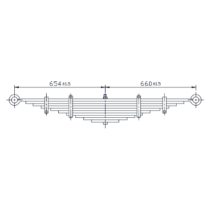 دست فنر چرخ عقب Ford F350