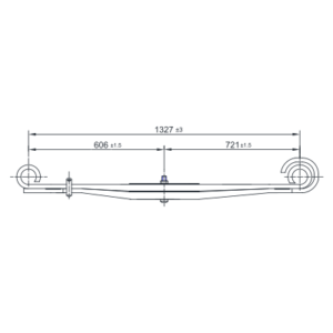 دست فنر پارابولیک چرخ جلو Ford Super Duty