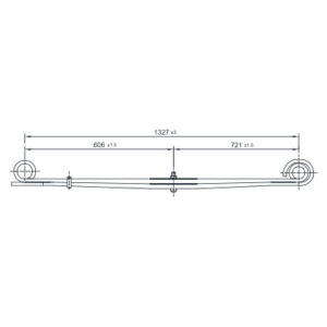 دست فنر پارابولیک چرخ جلو Ford سری F