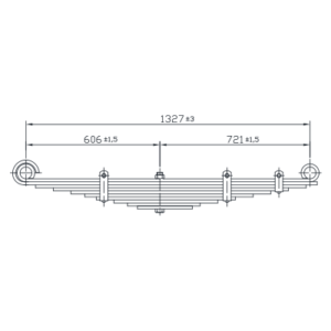 دست فنر چرخ جلو Ford LN700