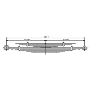 دست فنر چرخ عقب Foton Ollin 1069/1093/1099