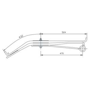 دست فنر چرخ عقب Freightliner Suspension Series